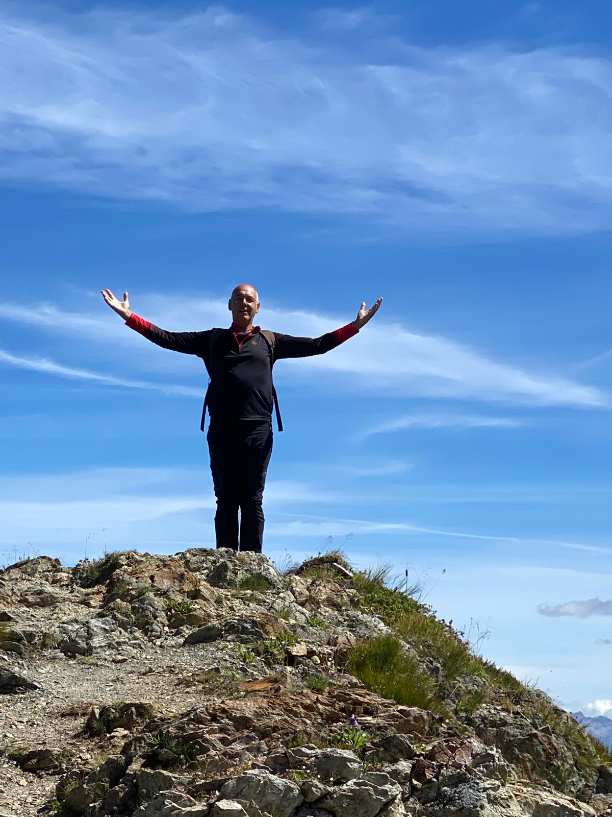 Jorge beim Wandern